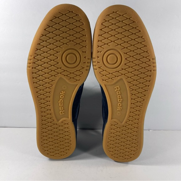 Reebok Club C 85 Suede Night Navy Gum Sole Low Top Sneakers Men’s 9.5 - Picture 6 of 8